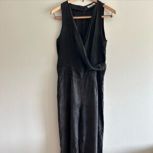 Eden Society Black Women’s Romper  Jumpsuit  Flare Versatile Chic Sz S Tall